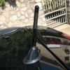 12cm Universal Car-Styling Alloy Carbon Antenna Aluminum Radio Fiber FM Aerial