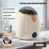 Mini Semi Automatic Single Tub Washing Machine with Top Transparent Window 5kg Capacity Household Use Metal & Plastic