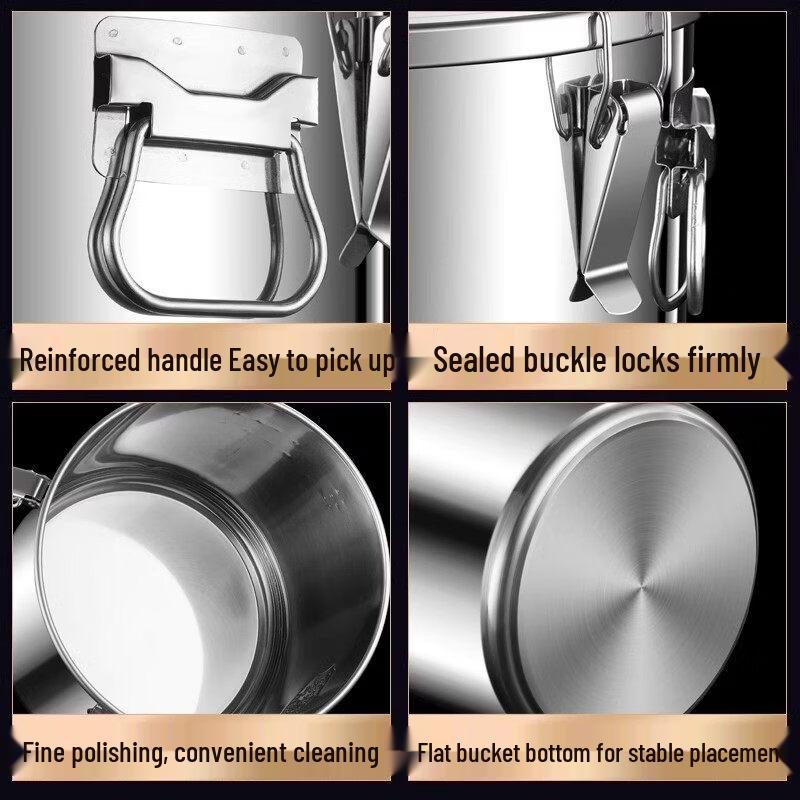 304 Stainless Steel Sealed Food Storage Container
