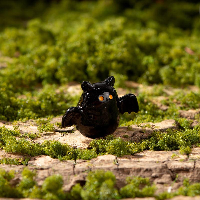 

Хэллоуин смолы призрак череп надгробие миниатюрные фигурки аксессуары для кукольного домика Хэллоуин домашний стол декор цветочного горшка A7