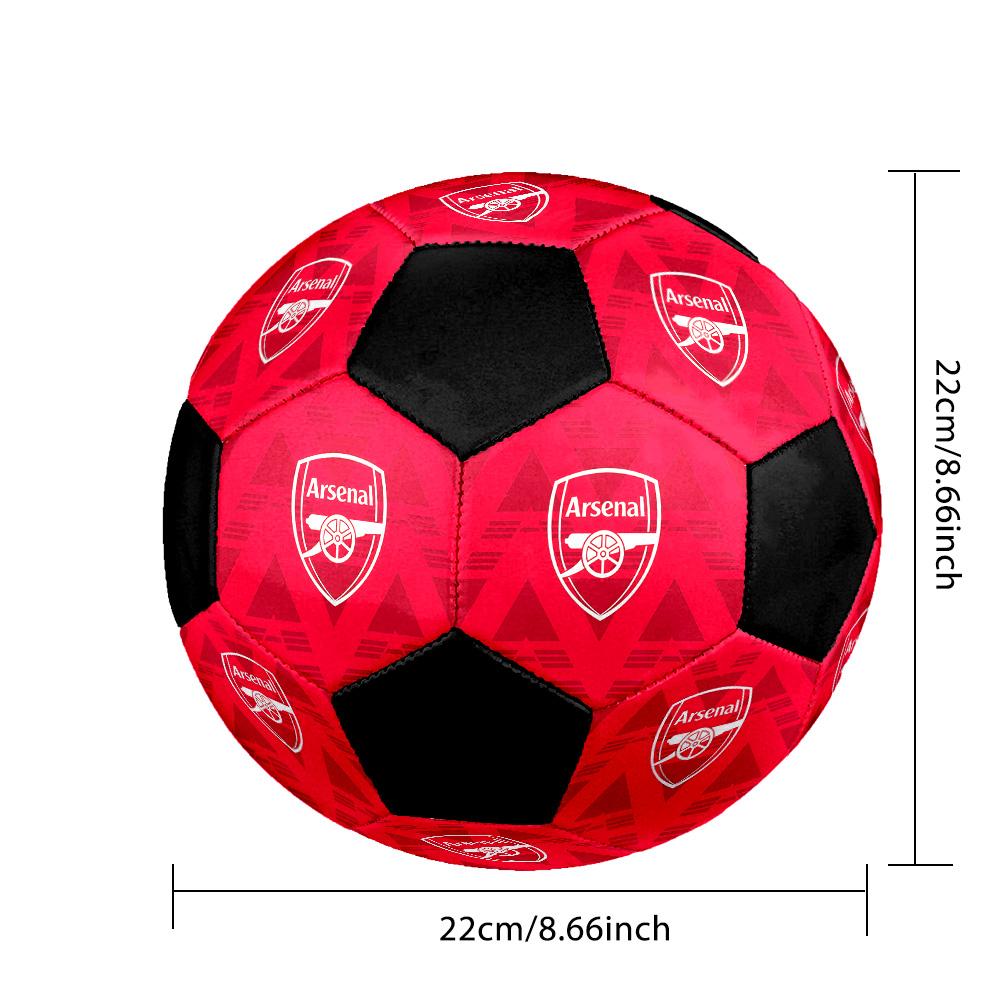 Arsenal Football Club2 Soccer Ball Colorful All Ages Machine Stitched PVC Competition Ready Durable High-Bounce.SIZE5