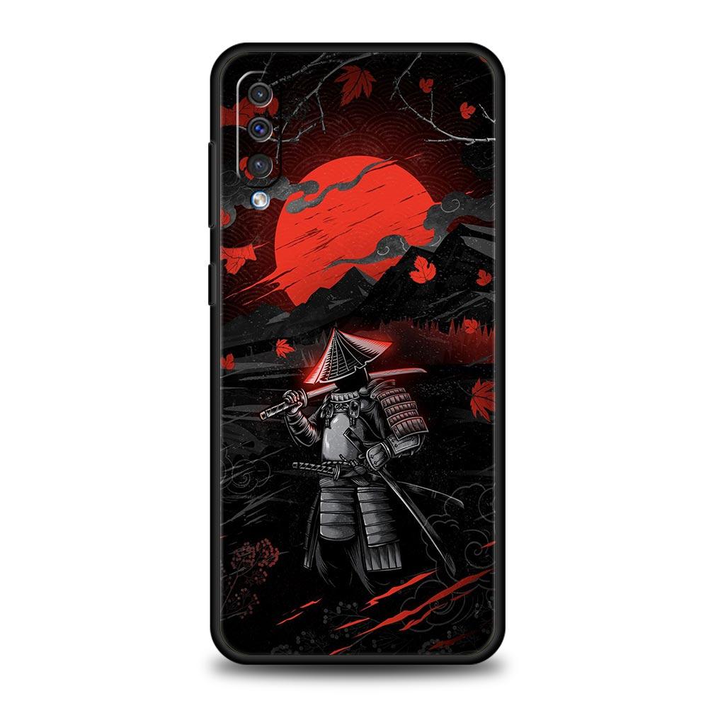 Japanese Samurai Art Phone Case For Samsung A56 A36 A26 A24 A12 A14 A16 A50 A70 A20E A22 A40 A34 A54 A42 A52 5G A04s A06 Cover