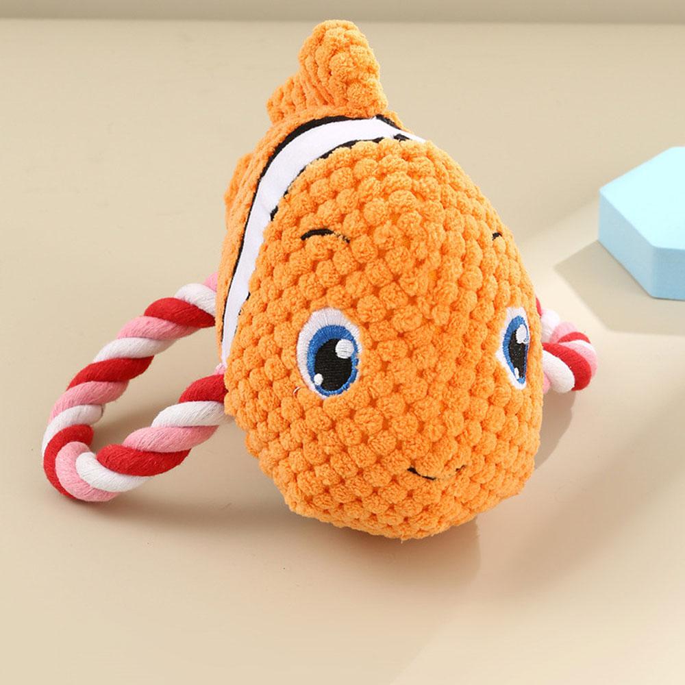 Jucărie Scârțâitoare pentru Câini Rezistentă la Mușcături Jucării Scârțâitoare pentru Câini Rechin Jucării de Mestecat Broască Țestoasă Pește Animal de Companie Cățel Jucărie de Mestecat Accesorii de Pluș pentru Câini