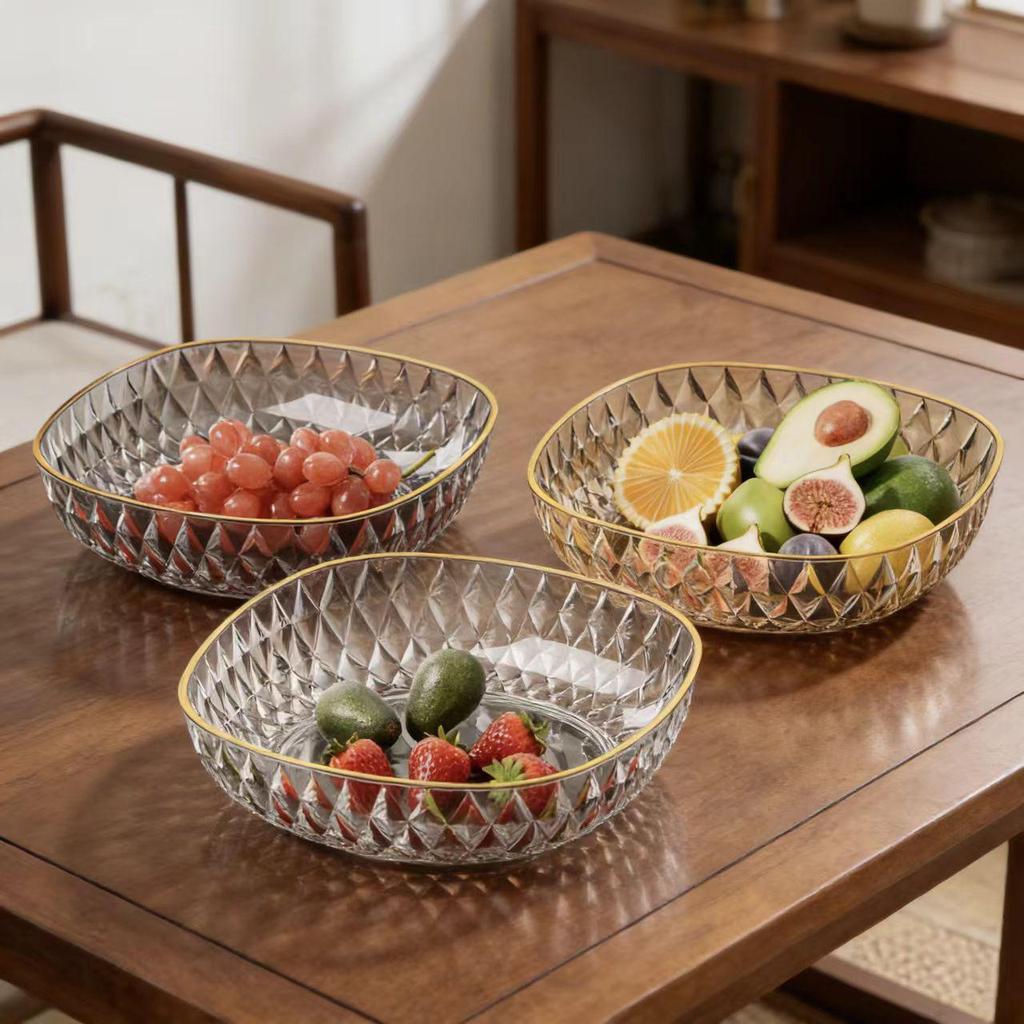 Luxury Fruit and Snack Plate for Living Room or Office Display