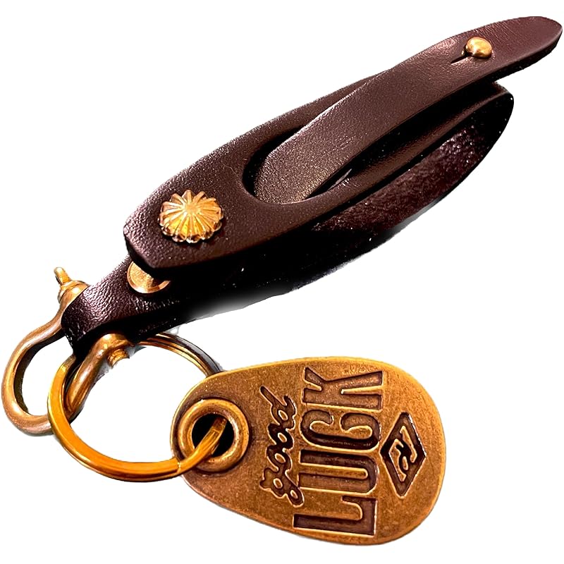 

[Tsutael] Navajo sunshine vintage genuine leather keychain/brass American casual key chain strap cowhide key case key strap key craftsman leather