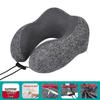 Memory Foam U-shaped Neck Pillow Travel Set – Airplane & Nap Support