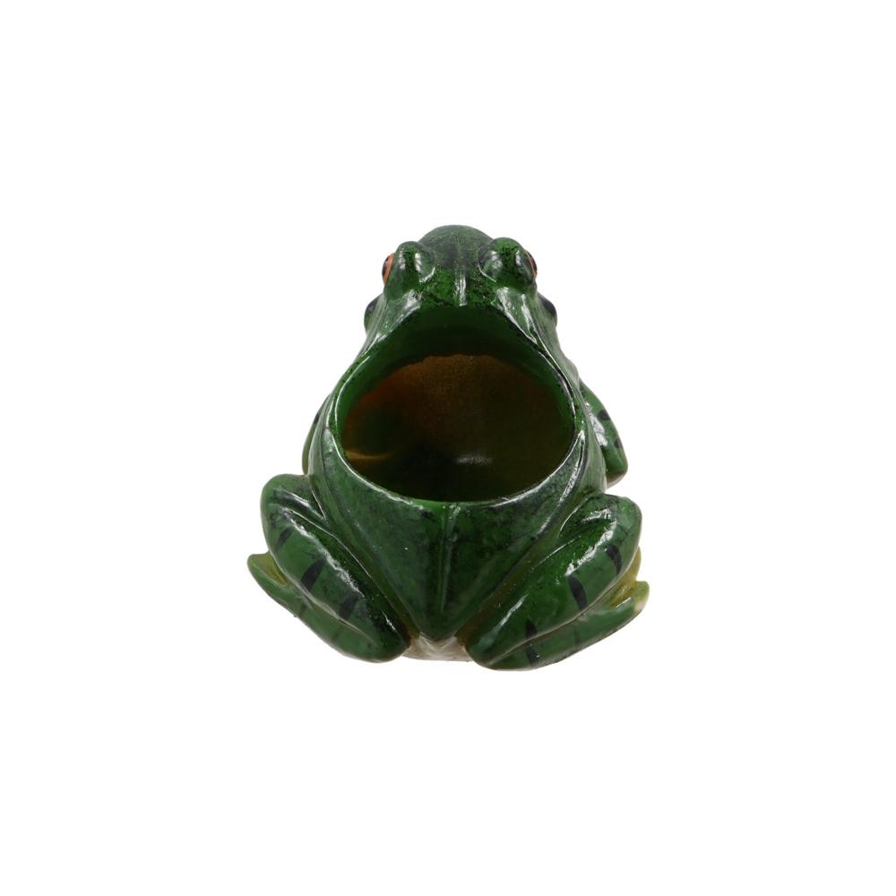 Thickened Frog Flower Pot Resin Plant Planter Gardening Supplies Frog Succulent Plant Pots  Office
