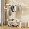 Mobile Clothes Rack with Hooks