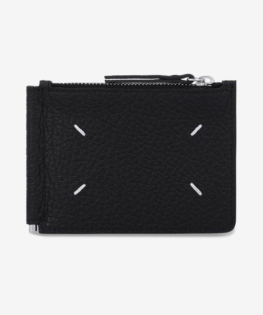 Maison Margiela Stitch Logo Card Holder - Black / Sa1Ui0022P4455T8013