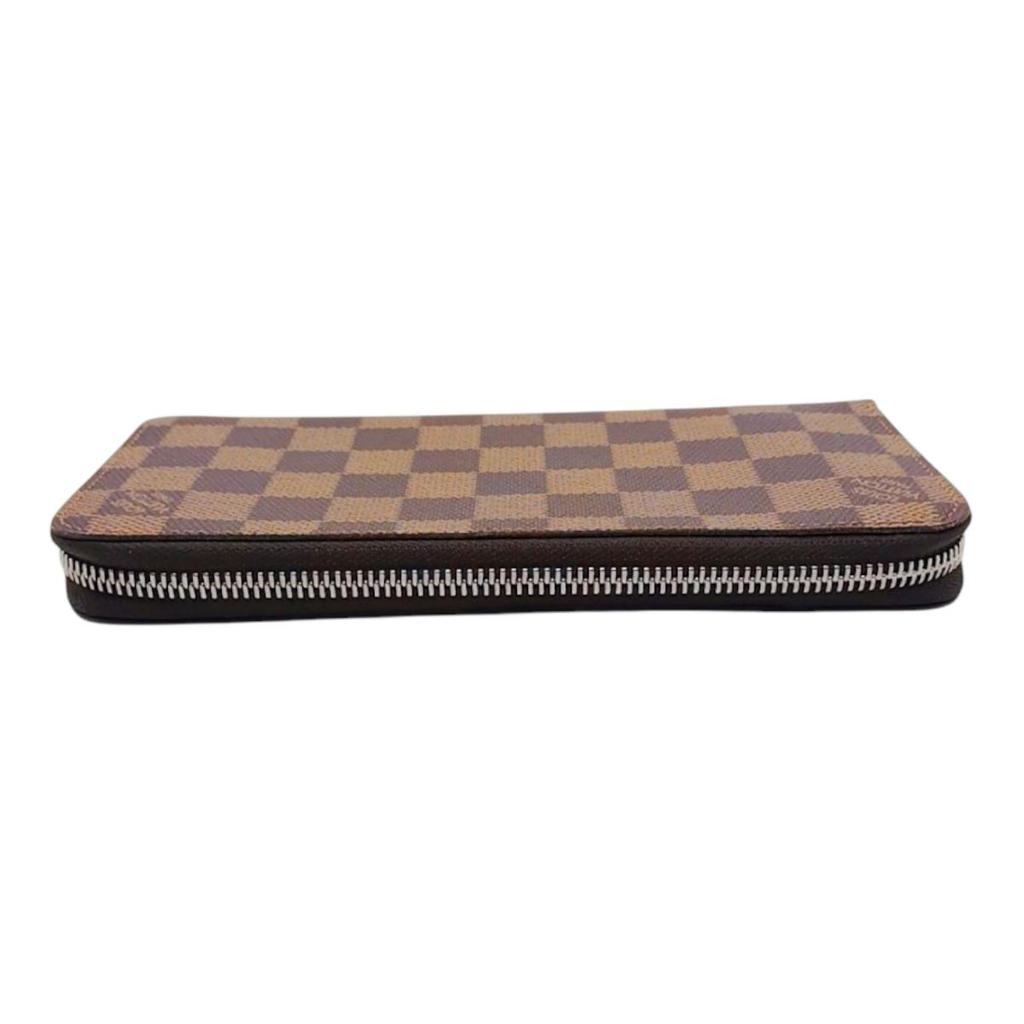 LOUIS VUITTON Damier Vertical Long Wallet purse Damier canvas unisex N61207 Used