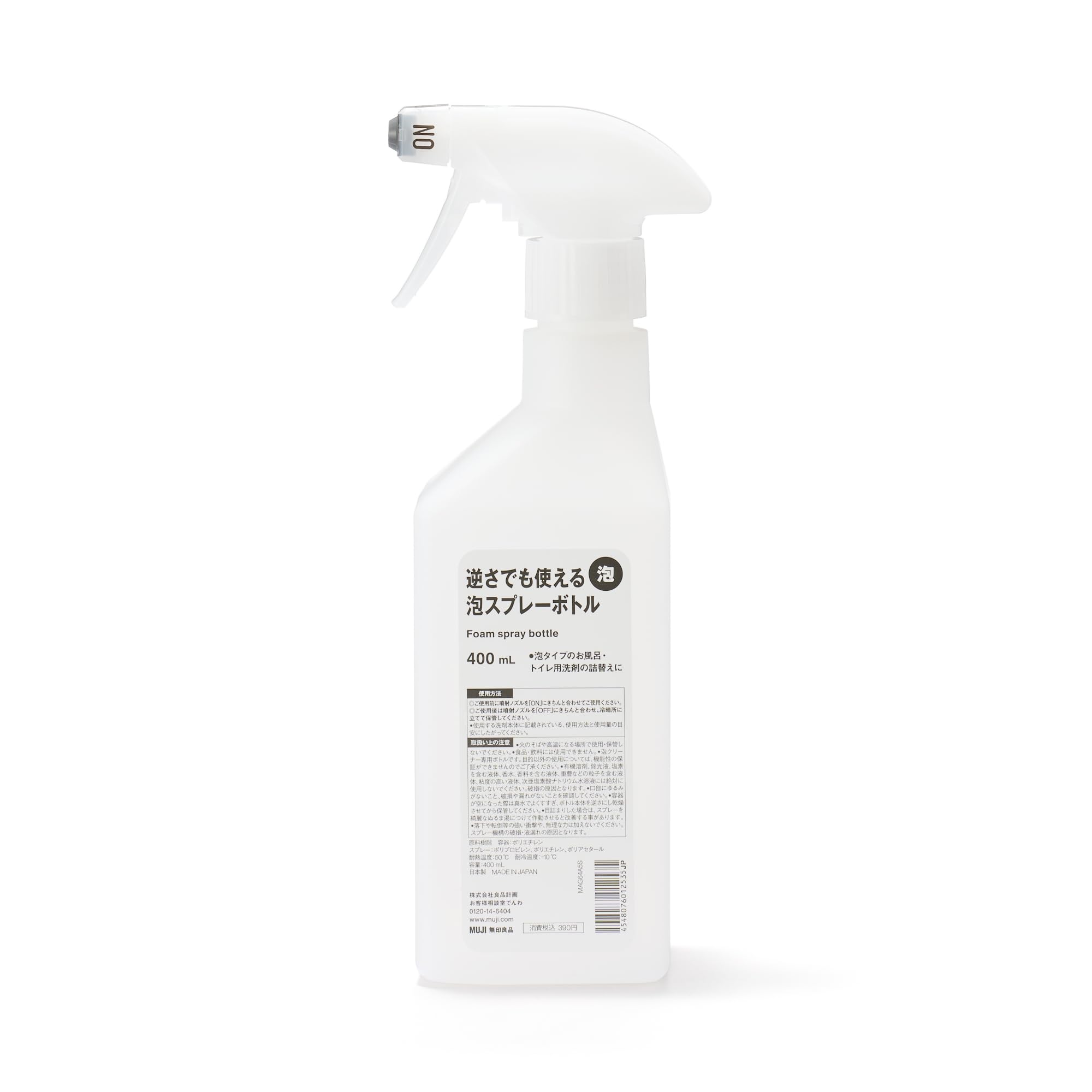 MUJI Пенообразующий спрей Можно использовать вверх 76012535 Бутылка, 400 мл, вниз,
