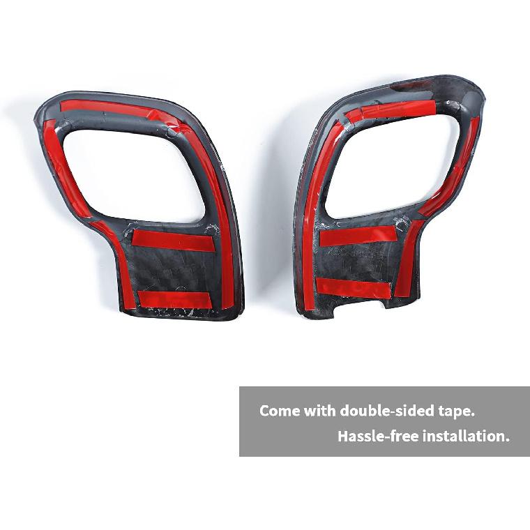 ABS Carbon Fiber Gear Shift Knob Cover Stick Shifter Cap Cover for 2015-2020 Ford F150