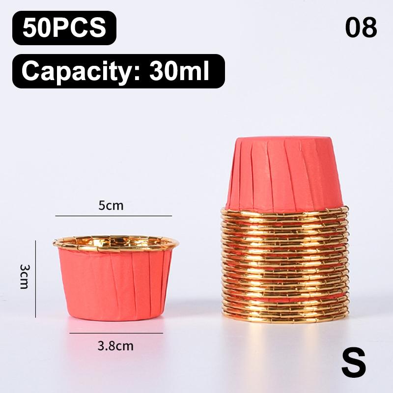 50Pcs Muffin Cupcake Paper Cup Oilproof Cupcake Liner Baking Cup Tray Case Caissettes Cupcake Wrapper Paper Wedding Party