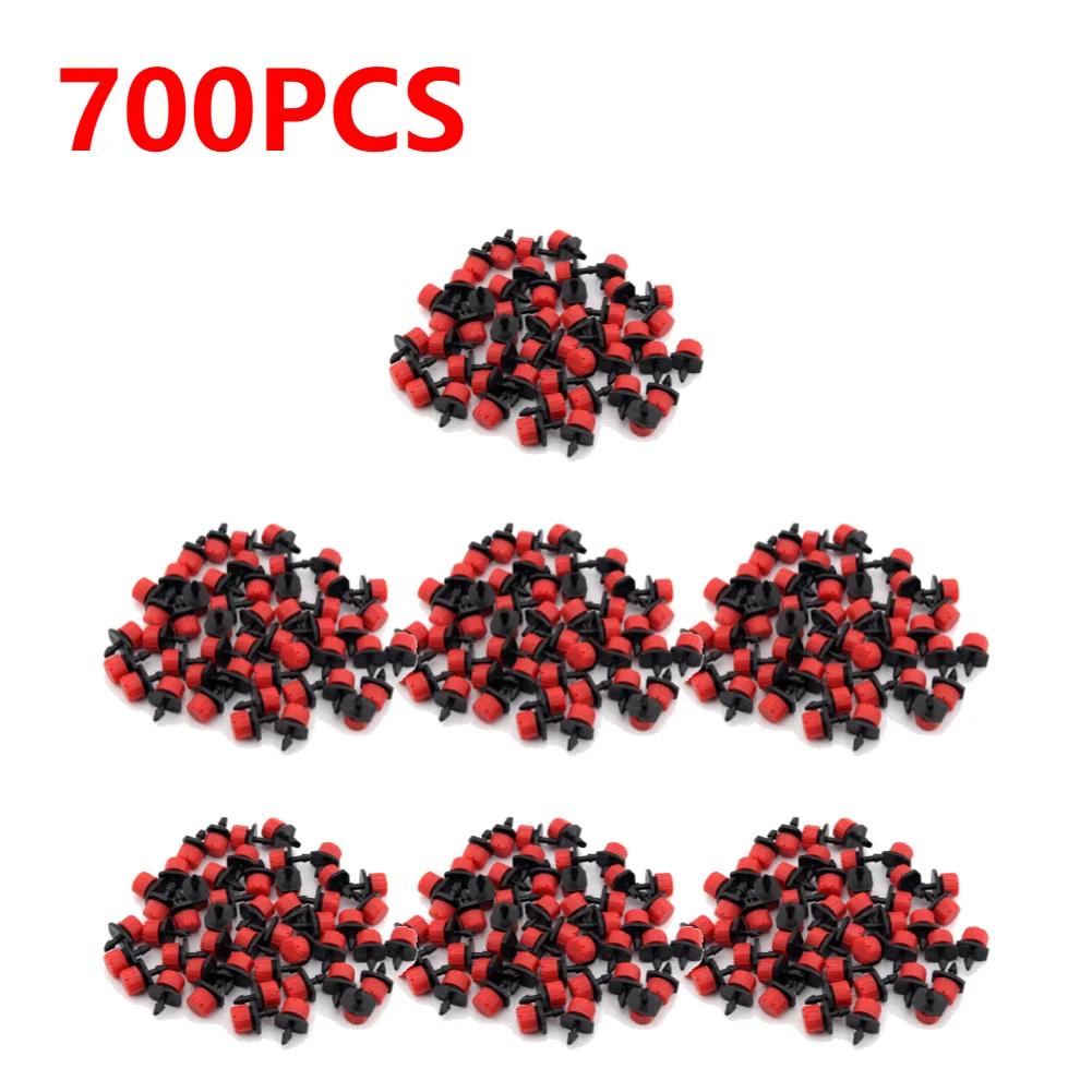 1000-100PCS Garden Micro Drip Irrigation Sprinkler Water Dripper Plants Greenhouse Auto Watering System Nozzle Sprayer Sprinkler