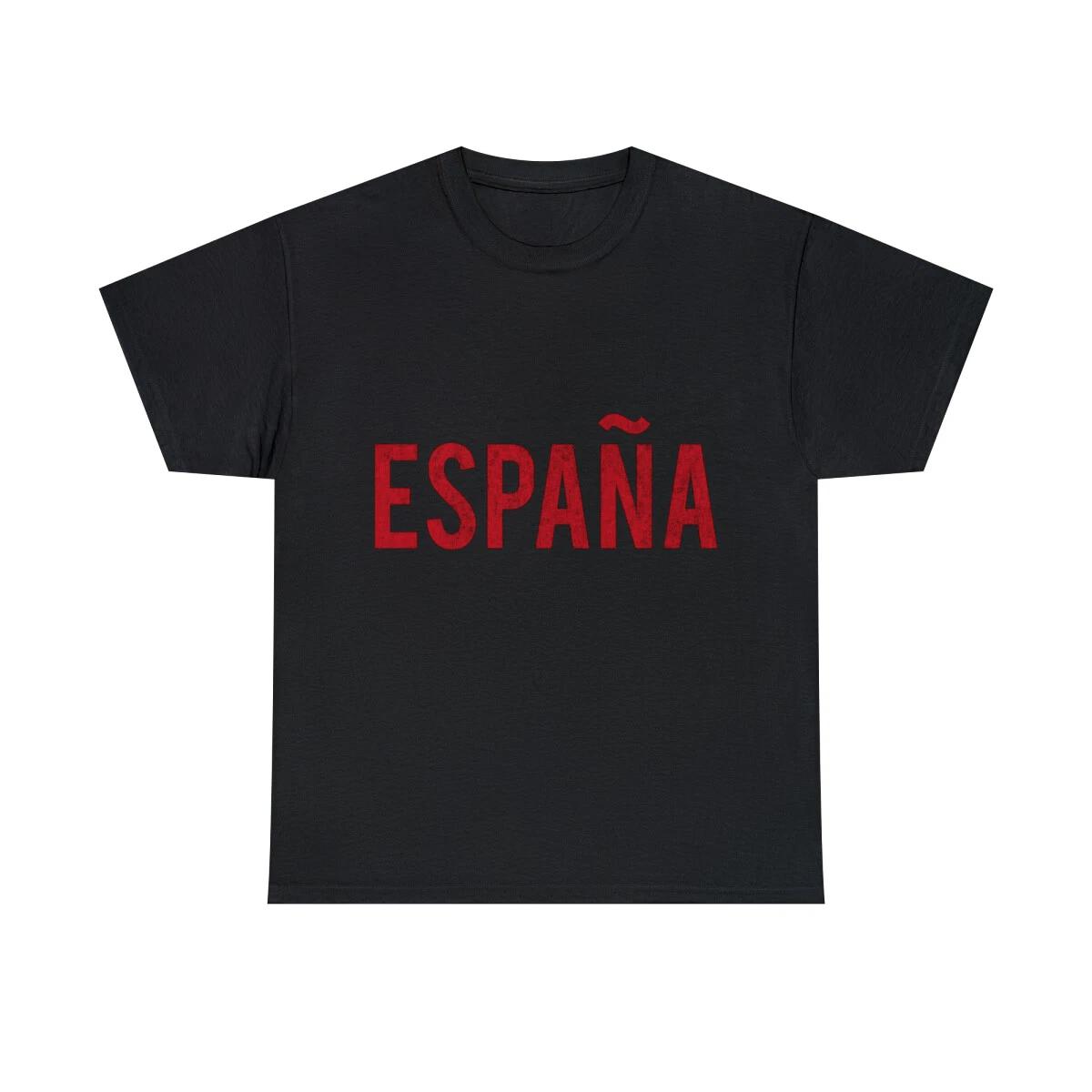 Spain Espana Retro Graphic Tee Shirt, S-5XL L