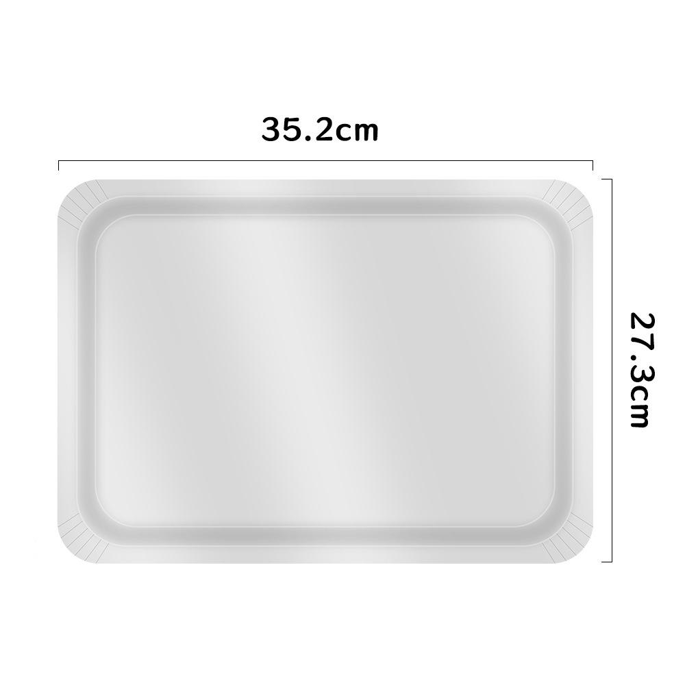 Bronzing Disposable Paper Plate Food Grade Square Plate Thickened Dinner Plate Cake Plate Dessert Plate Multi-Color Optional