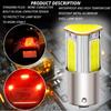 1 x weiße COB-LED mit zwei Kontakten, 1157 bay15d p21/5 W, Auto-LED-Blinkerleuchte, 1156 ba15s p21w, automatische Bremsleuchte, 12 V, rote, gelbe Diode
