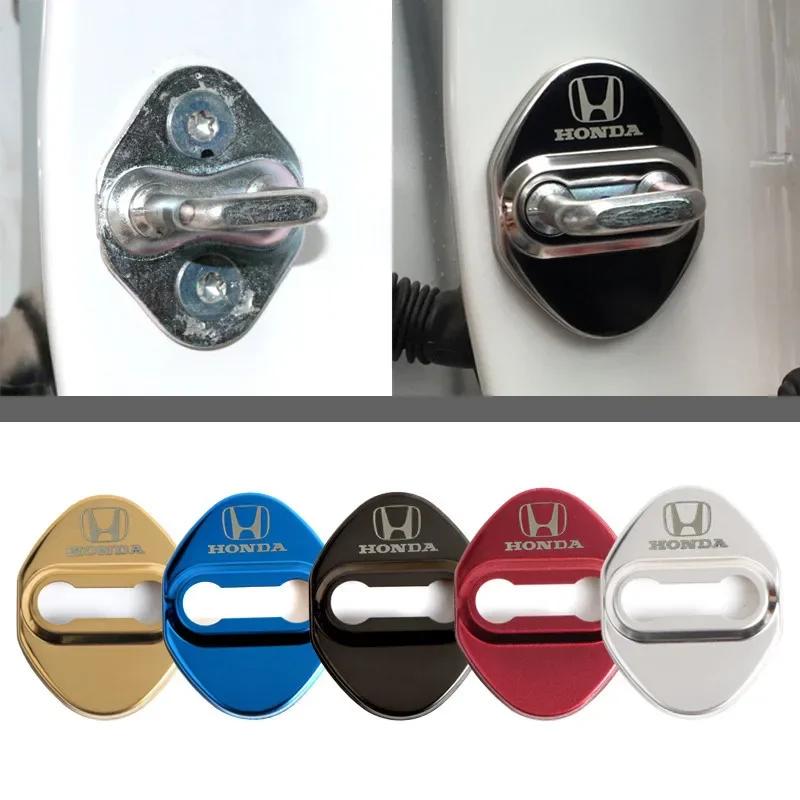 Door Lock Cover case for Mugen Power Honda Civic Accord CRV Hrv Jazz accessories car styling TP6