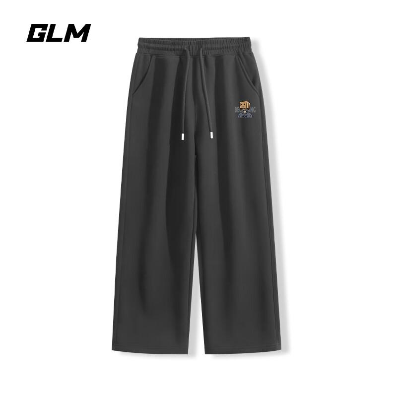

GLM Men s Casual Drape Wide-Leg Straight Pants L