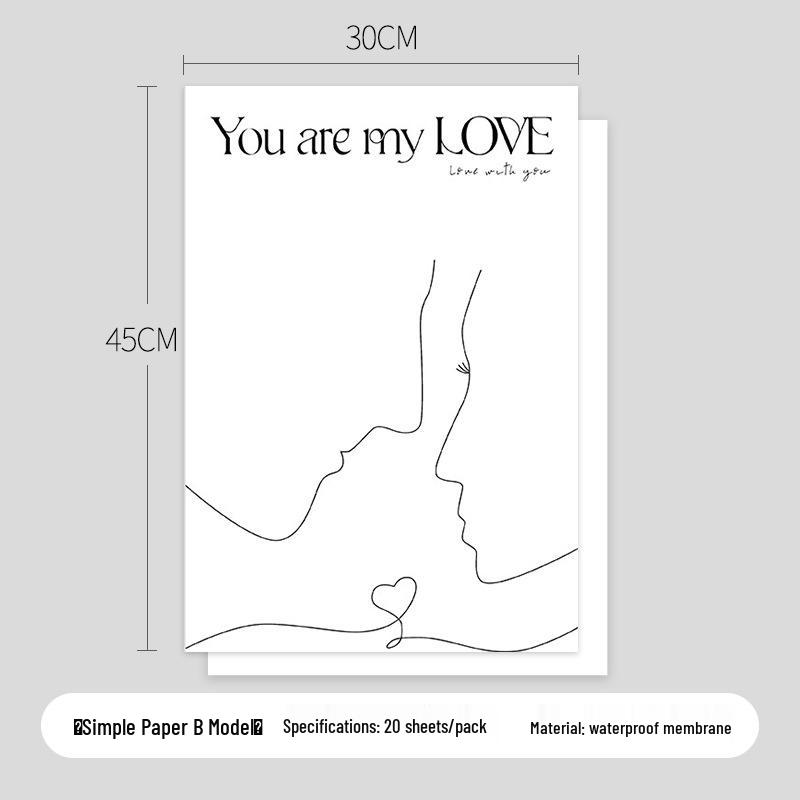 Elegant Waterproof Bouquet Paper for High-End Floral Arrangements