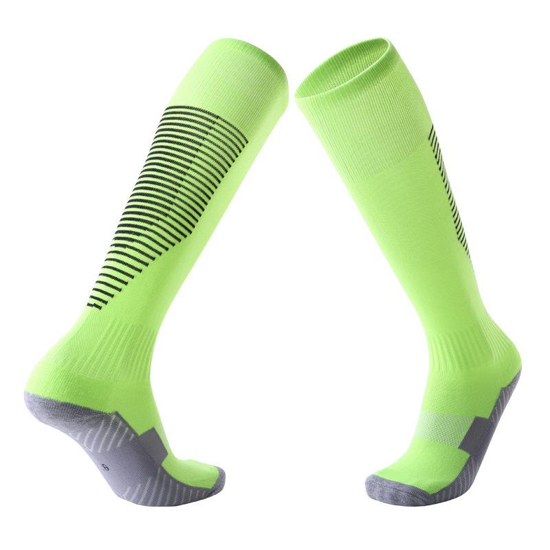 Professional Outdoor Sports Sweat Absorption Soccer Socks Men Women Children Thickened High Tube Athletic Socks Wholesale