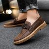 Klassische Original Herren Lederschuhe Sommermode Freizeitschuhe Herren Halbschuhe Bequeme Business Flats Büro Arbeitsschuhe