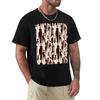 Modern Silhouette Abstract Pattern TShirt Large Size Breathable Tee