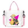 Japan Cartoon Comics Zenitsu Agatsuma Bedruckte Canvas Tasche Umhängetasche Tragetasche 7551