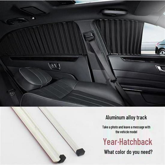 Ford Edge Privacy Sunscreen Blinds – Aluminum Alloy Track, Car Curtains for Shading