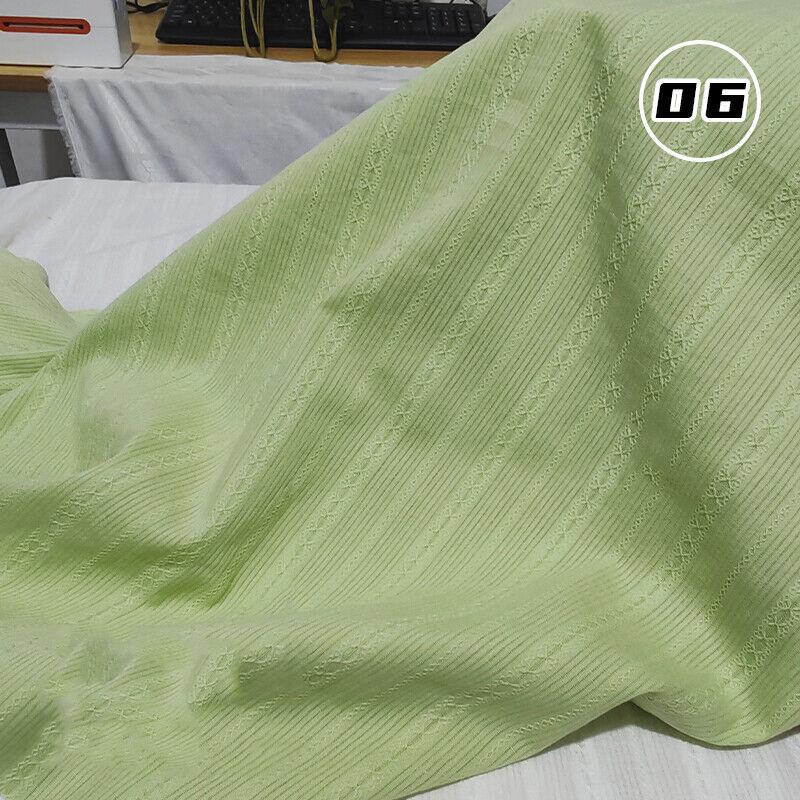 Cotton Jacquard Strip Breathable Soft Clothing Skin Friendly Fabric DIY Dress Mosquito Net Patchwork Needlework Clothing Supplie