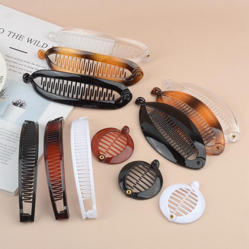 8-teilige Bananen-Haar-Kollektion, Krokodilklemmen und Zopfhalter, Lang, Einfach und Vielseitig. Geeignetes Haar, Und