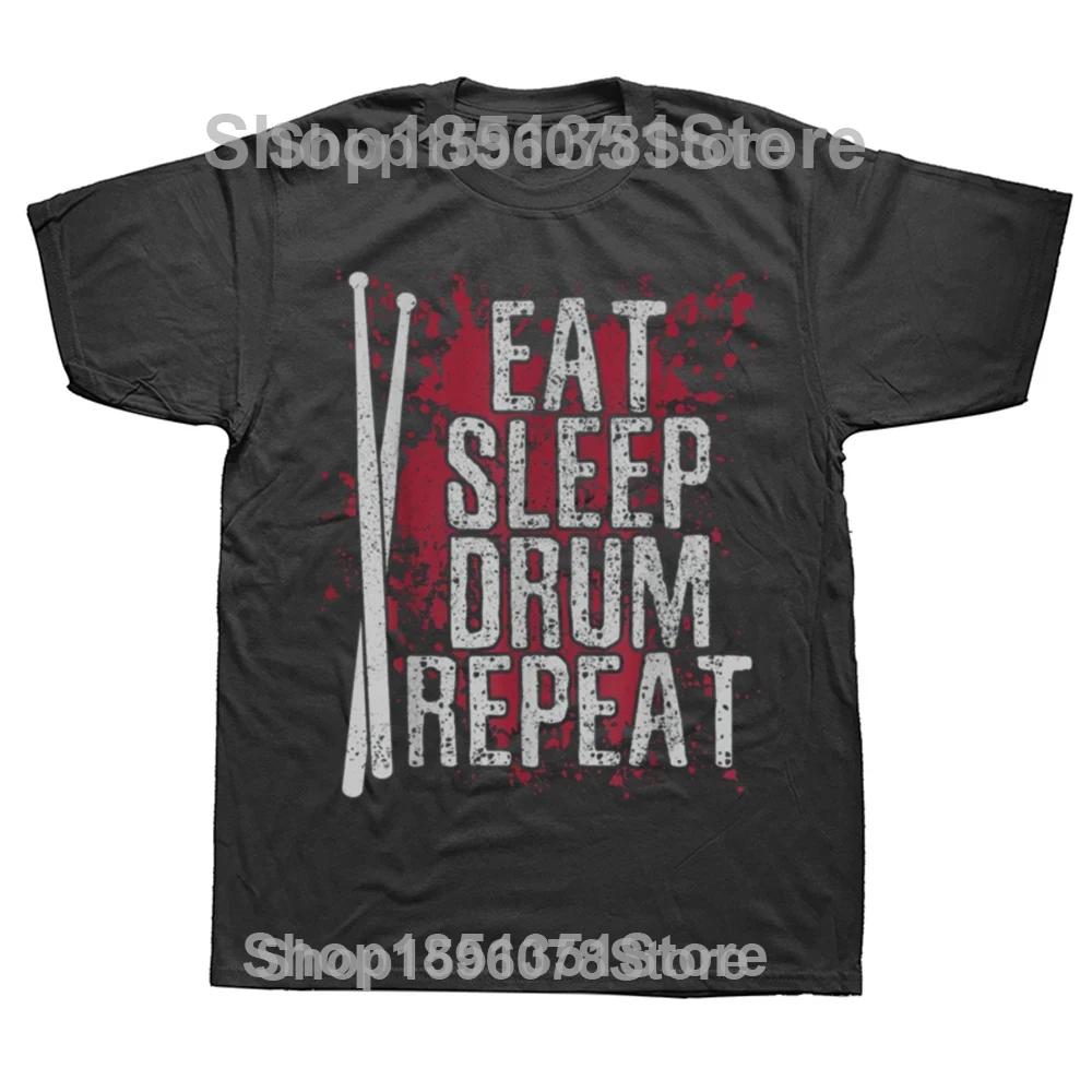 RLRR LRLL Trommler T-SHIRT Trommelband Musik Neuheit Lustig Geburtstag Geschenk Präsent Sommer Trommeln Spieler T-Shirt Hip Hop