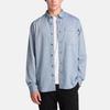 Timberland Polo Exterior Transpirable Moda Camisa de Manga Larga Hombre camisas Índigo Profundo A6AWM-G66
