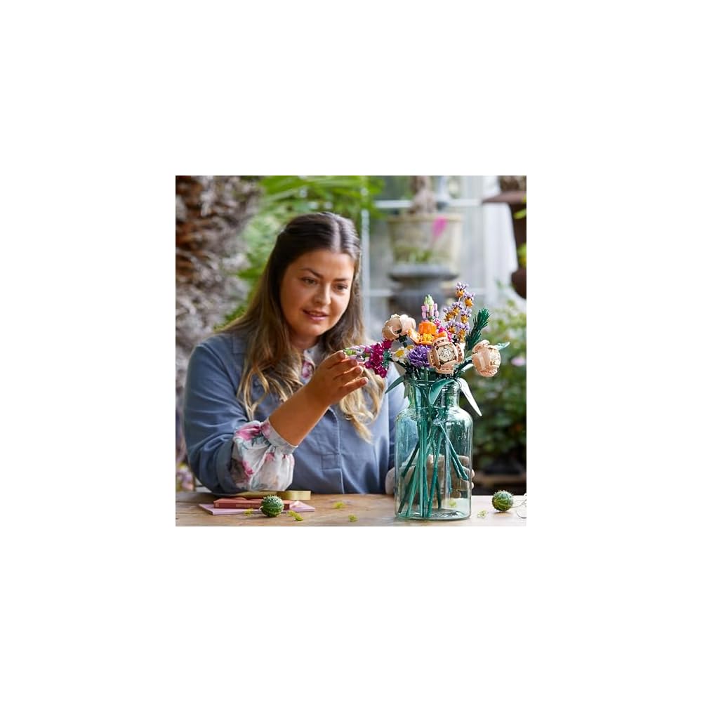 LEGO Botanical Flower Bouquet Building Set 10280 Decorative Toy for Home Interior Gift for Men and Women