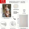 Art Mural Métallique Vintage Dame Élégante en Bikini 20x30 cm Plaque Plate en Fer 2D Décor Rétro pour Maison Cuisine Bar Jardin Café