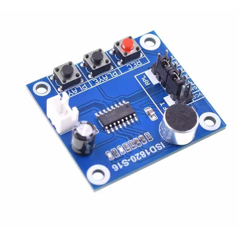 ISD1820 Voice Record Play Module Small Size with Micro Speaker Wide Application for Teenager Electronic Interest Cultivation Projects