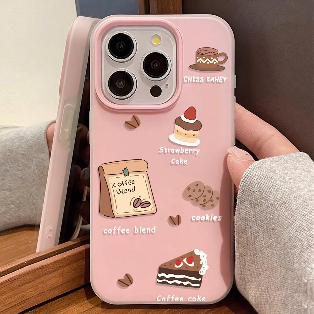 Malovaný kryt na telefon pro iPhone 15 11 13 14 pro 15 16 Pro Max 12 13 16 Pro Roztomilý Módní Vtipný Kryt na telefon se šňůrkou Nejnovější Doporučení Top prodeje