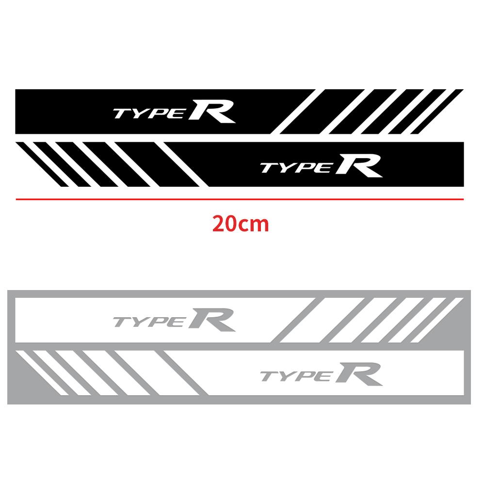 Car Styling 2Pcs Rearview Mirror Decal Stickers For Honda Mugen Accord Civic Vezel Jazz City HRV Auto Decoration Accessories RF6