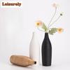 Threaded Needle Mouth  Ceramic Vase For Flowers, Decorative Floral Arrangement Display Flower Insert Creative Little Flower Vase