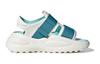 adidas Mehana Cushioning Abrasion Resistant Cushioning, Wear Resistant Children's Sandals White Green Kids' ID7912