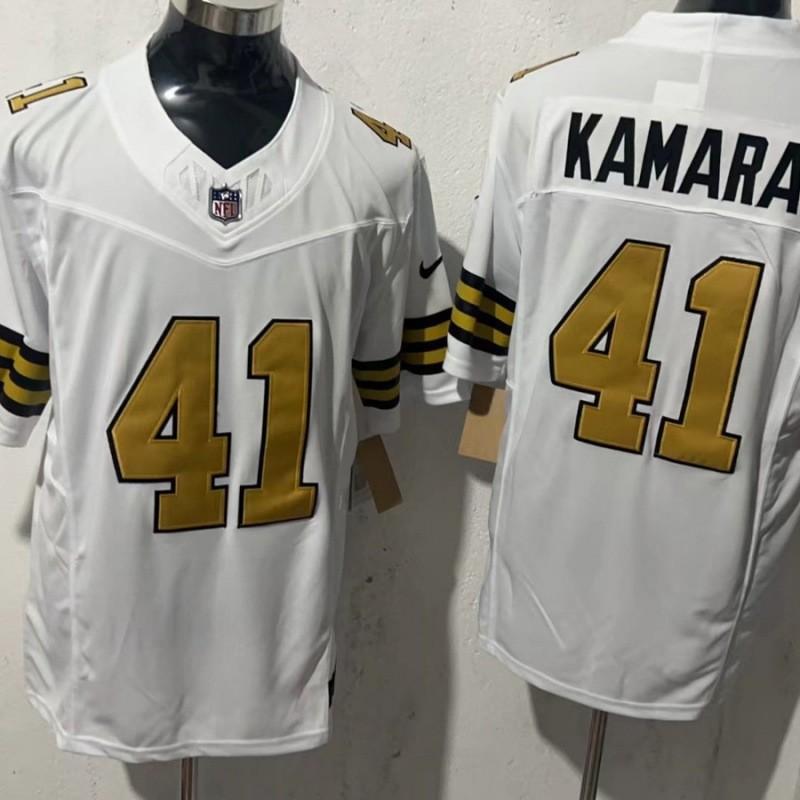 Fotbalový dres New Orleans Saints Vyšívaný Sportovní Fanouškovské Oblečení na Den Zápasu