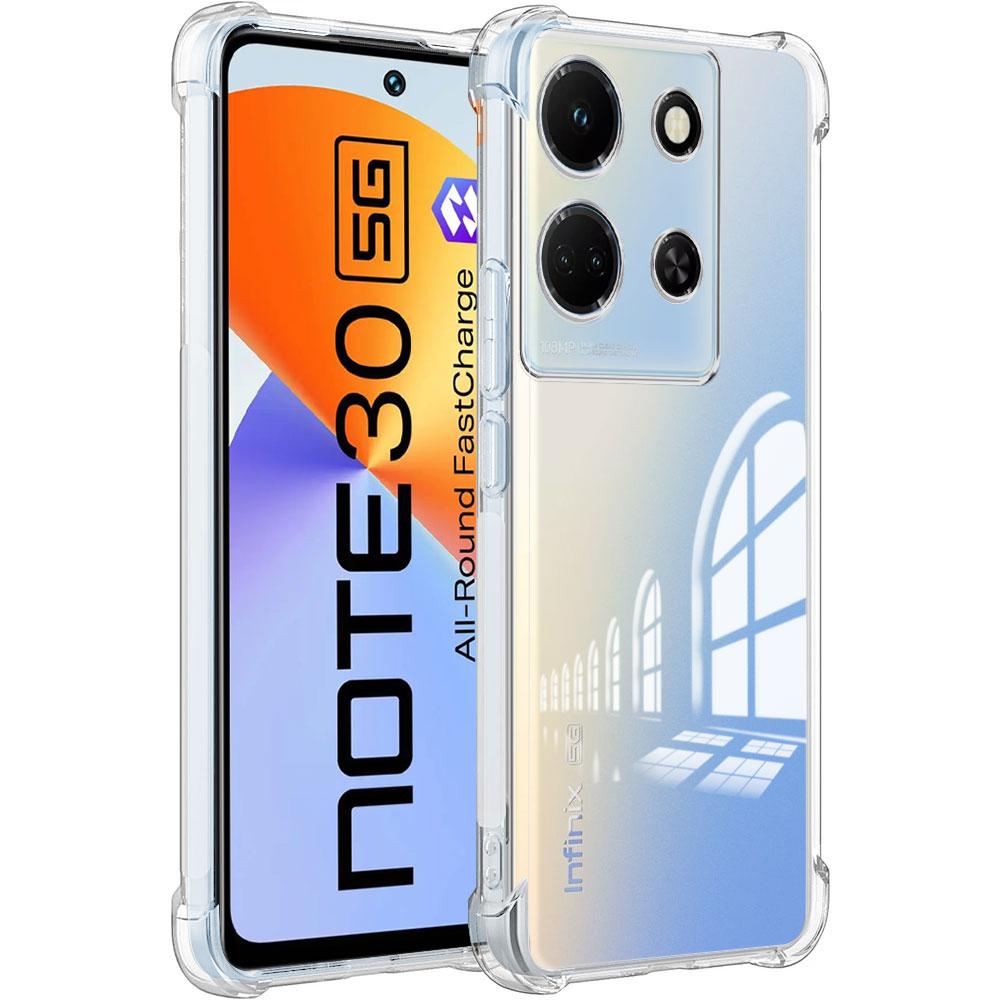 For Infinix Smart 9 8 7 6 Note 30 40 Pro Plus 12 11 Pro VIP Zero 30 40 GT 20 Pro Case Clear Soft Silicone Shockproof Cover