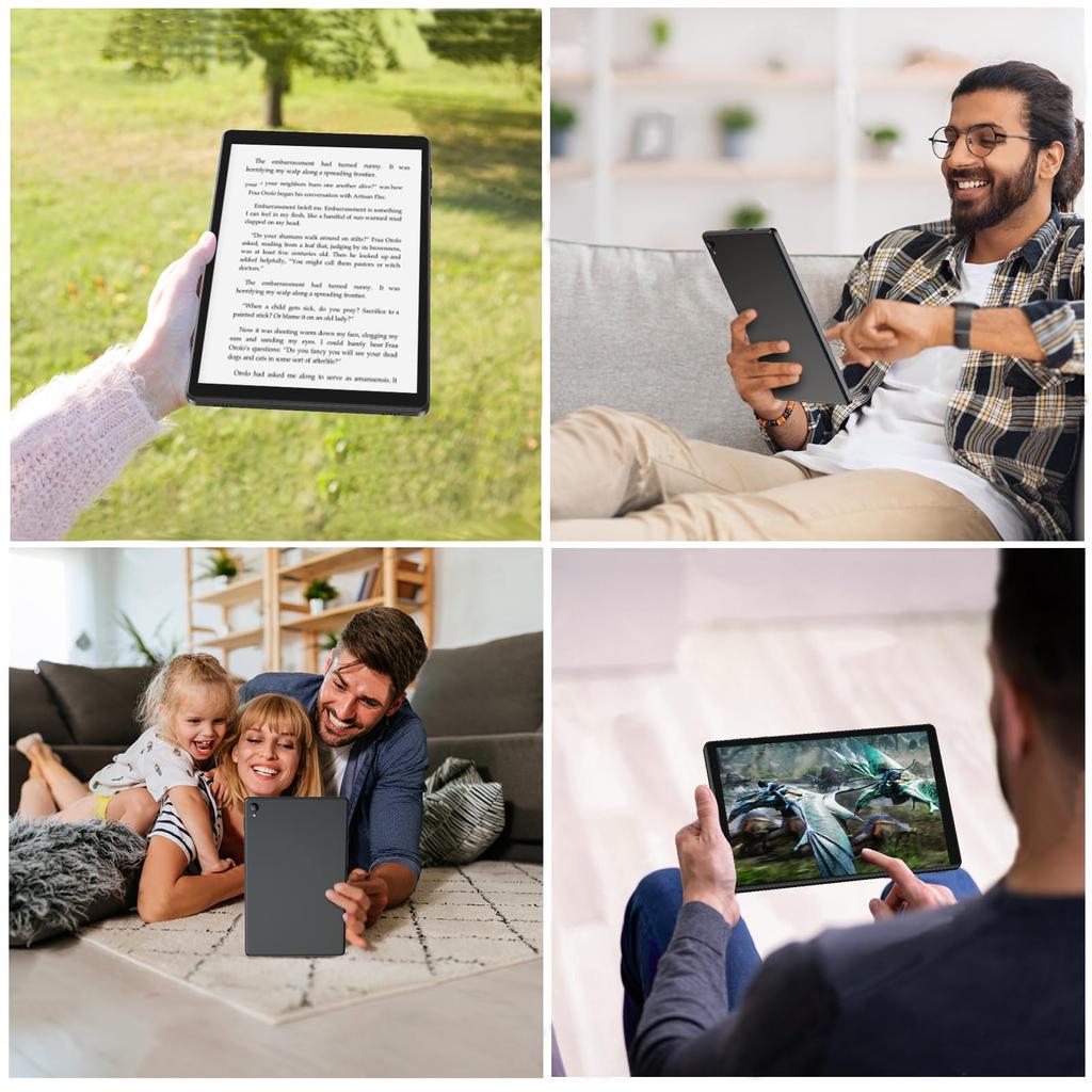 Android 14 Tablet with 32GB ROM 6000mAh HD IPS Dual and WiFi 6 Support 10-inch Wi-Fi, (1TB Expandable), Storage, Touchscreen, Cameras,