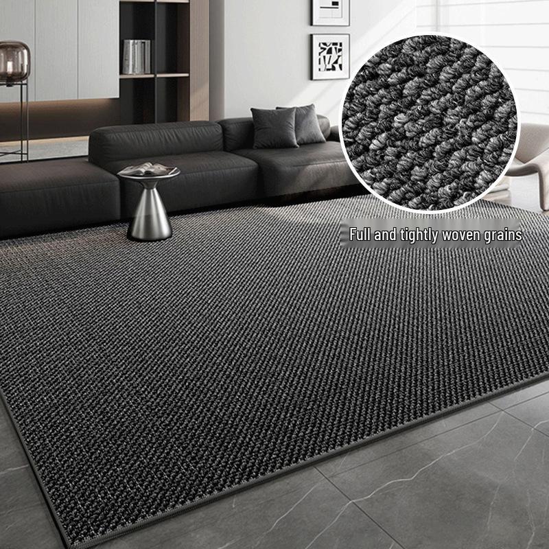 Covor de Living Imitație Sisal Rezistent la Pete Antiderapant cu Design Labă de Pisică