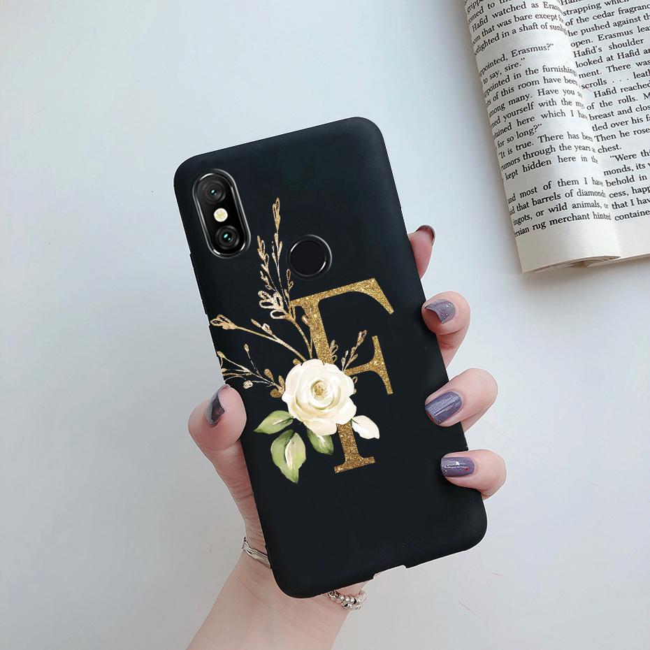 Case For Xiaomi Mi A2 A 2 Lite A1 A 1 MiA2 MiA1 Cute Letters TPU Silicone Bumper Soft Back Cover for Xiaomi Mi 5X 6X Phone Case