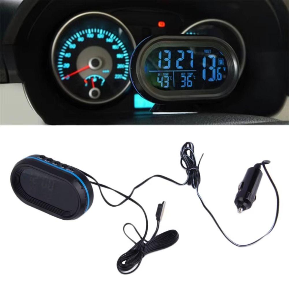 Freeze Alert Digital Auto Car Thermometer 12V-24V Car Voltmeter Thermometer  Car