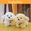Plush Dog Stuffed Animal Toy With Pp Cotton Filling Soft Short Fur Perfect Gift For Girls
