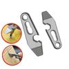 Titanium Mini Crowbar EDC Bottle Opener  External Hex Wrench Portable KEYCHAIN Pendant Tools Bar and Outdoor Camping Gear