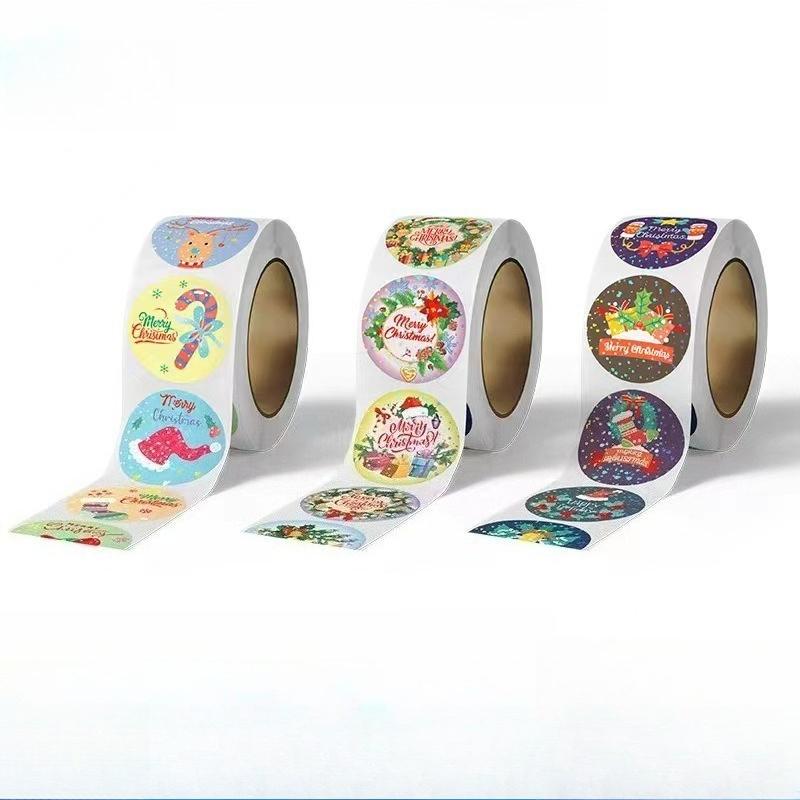 Multi-Use Christmas Stickers - For Kids Gifts Food And Sealing Decor