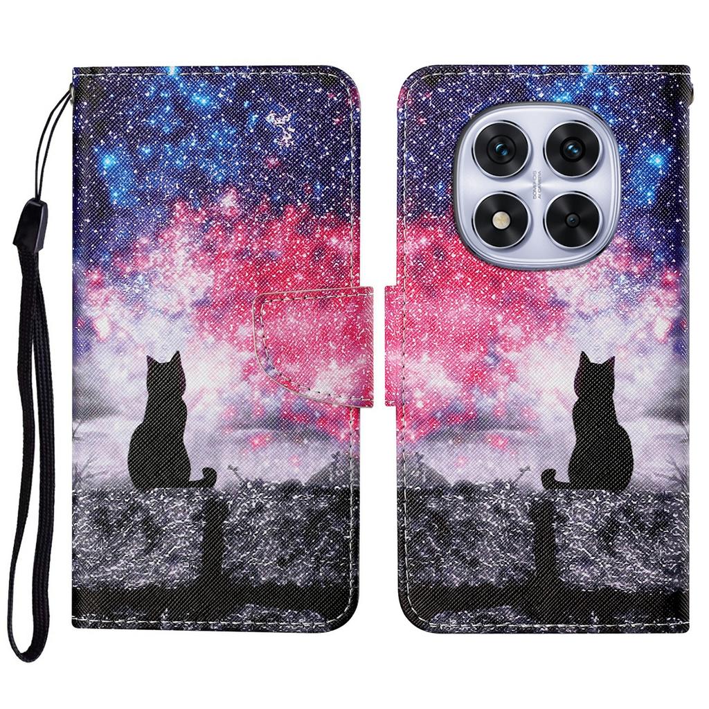 For Xiaomi Redmi Note 14 Pro+ 5G/Note 14 Pro 5G/Note 14 Pro 4G/Poco X7 5G Case Pattern Printing Leather Phone Cover